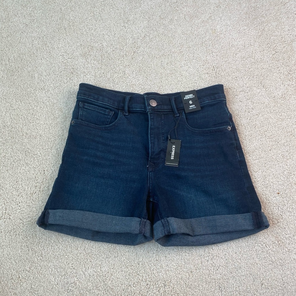Denim shorts